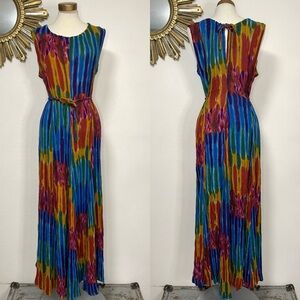 Vintage Hot Tamale Tie Dye Maxi Dress